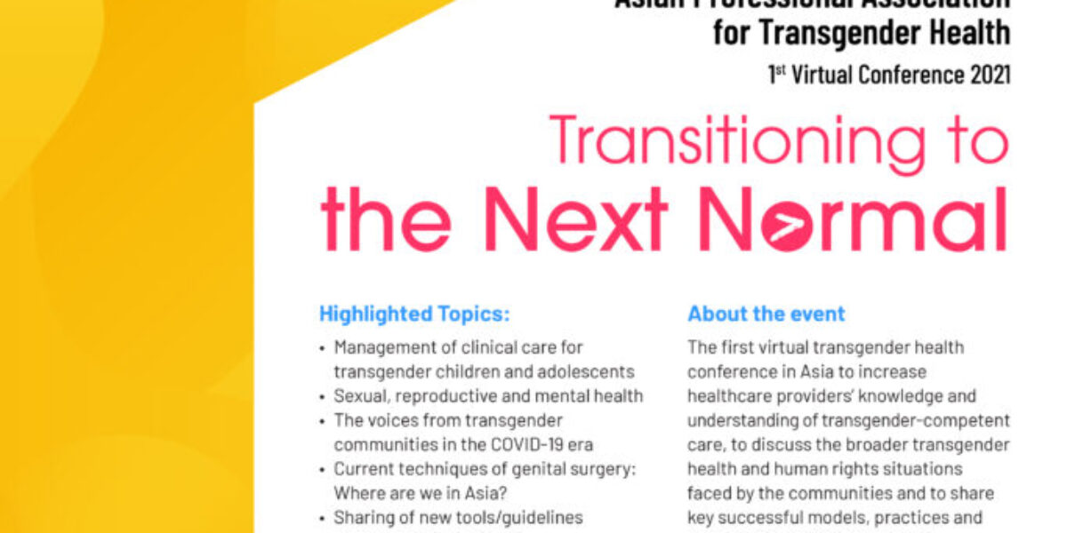 Flyer Transgender Health Virtual 2021-01